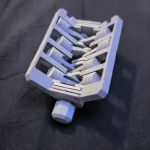 V8 engine print in place