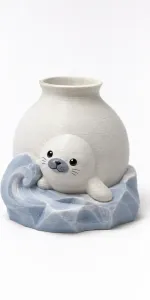 Wazon Ceramic Lotus Art Vase