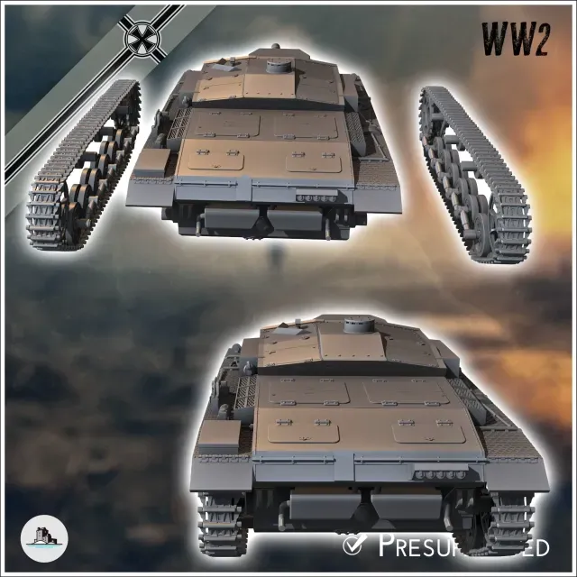 Sturmgeschutz StuG III Schwade flamethrower Flamm - miniature — Image 5 of 9