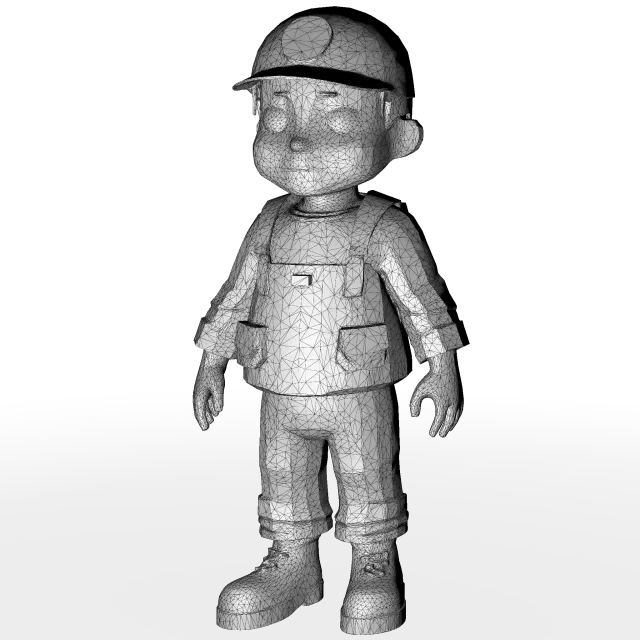 Stylized Character Collection Vol. 01 – Kitbash High-Poly 3D — Фото 6 из 9