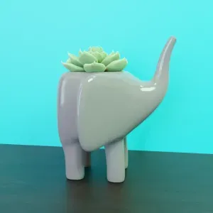 cute elephant planter