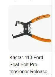 Ford Seat Belt Pre Tensioner Release Tool