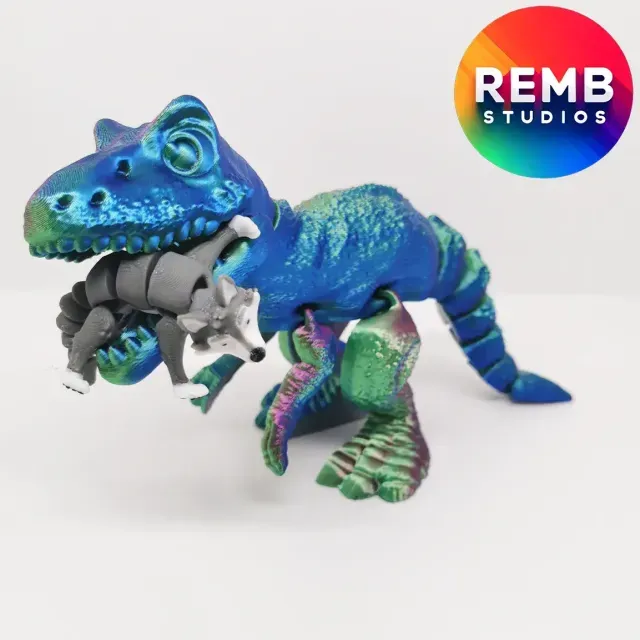 Flexi T-Rex Dinosaur | Articulated Trex NO support — Image 5 of 9