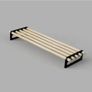 Modular monitor stand desk shelf 3D printed desk organizer