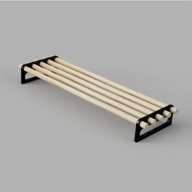 Modular monitor stand desk shelf 3D printed desk organizer