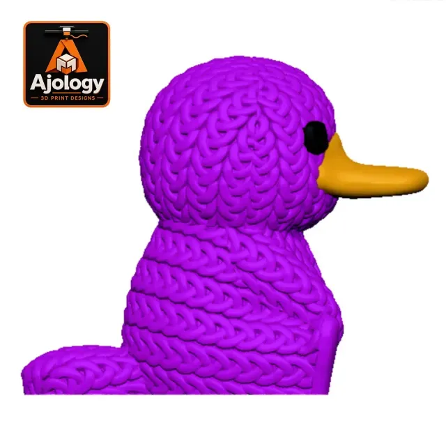 Knitted Cute Platypus – STL & 3MF Files for 3D Printing — Image 3 of 7