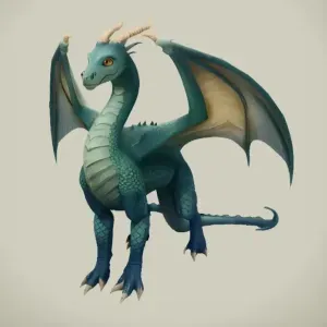 Green Dragon Legendary Forest Dragon Figurine