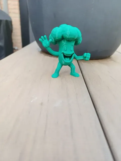 Happy Broccoli Figure – Funny Vegetable Character — Image 4 of 6