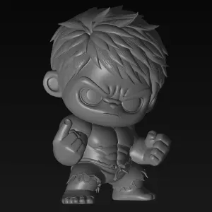 cute hulk model
