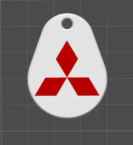 porte clef mitsubishi