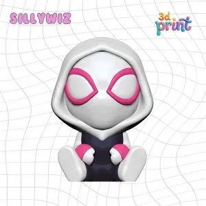 Spider Gwen - Toy - Keyring - Charm - Support Free