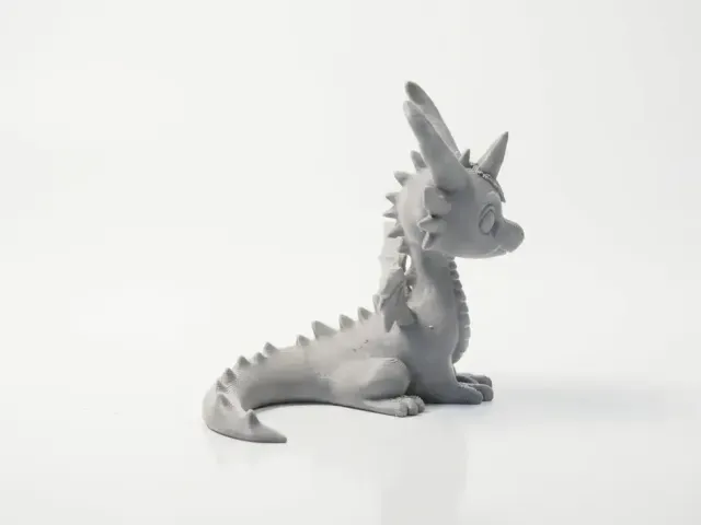 Cute Dragon Figurine Chibi Fantasy 3D Printable — Фото 2 из 4