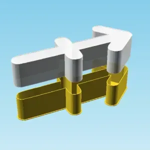 Sagittarius symbol, nestable box (v2)