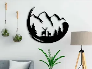 Mother and son wall panels in four variants
