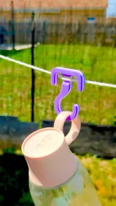 crochet pour corde de camping (modèle plus fin)
