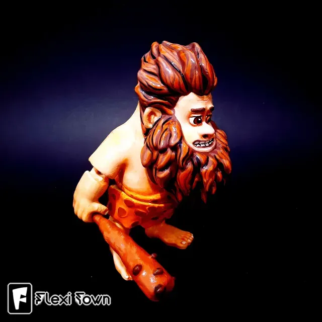 Flexi Print-in-Place Caveman — Image 5 of 9