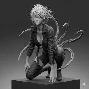 Female version of Kaneki from Tokyo Ghoul