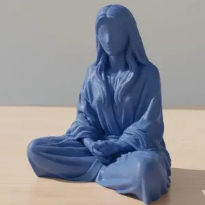 Meditating Woman Figure