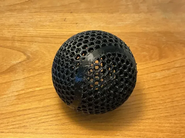 An airless tennis ball — Image 4 of 6