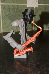 saxophone statut 3D
