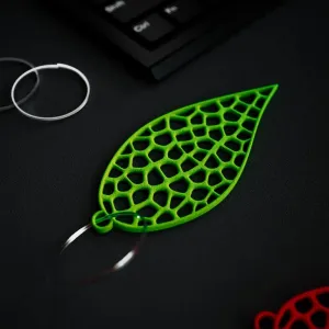 3D Printable Abstract Leaf Key Organizer | Keychain