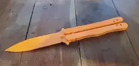 ButterFly Knife Refined sharper edges