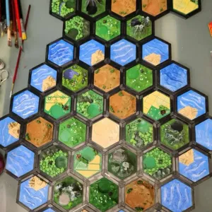 Complete 3D Catan Seafarers Set - Magnetic Edition 2.