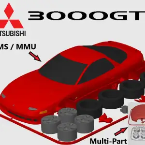 Mitsubishi 3000GT / GTO VR4 Kit Card (1:24 scale)