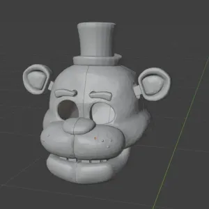 freddy fazbear head