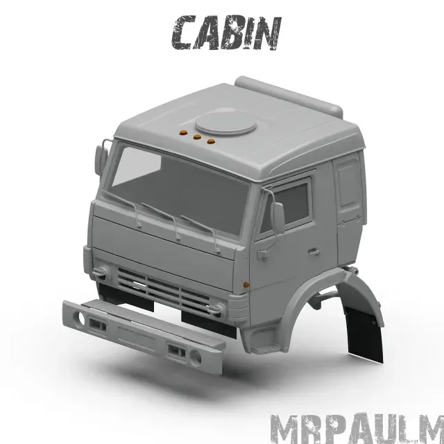 KAMAZ 6350 8x8: Cabin