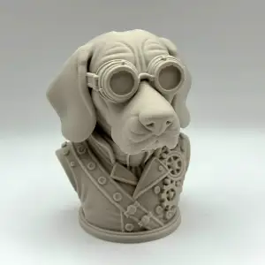 Steampunk Beagle Bust