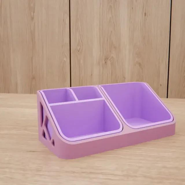 Modern Desk Organizer with Phone Holder