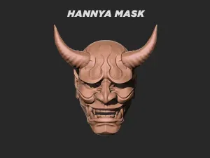 Hannya Mask 3d print model