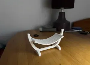 Dollhouse Hammock Stand 1:12 Scale