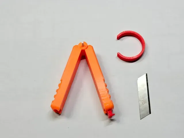 3D Printing Filament Safety Scissors - Craft Knife Blade — 3D-модель ...