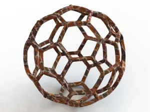 Wireframe Shape Geometric Soccer Ball