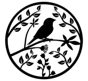 along bird wall art