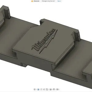 Packout Mounted M18 Battery Holder (for two batteries)