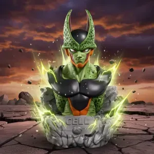 Cell Bust Dragon Ball by Scanner 3d Creality Raptor