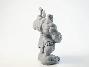 Buff Kratos Figurine Gaming Character 3D Printable