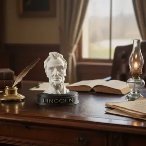 Abraham Lincoln Bust Figurine