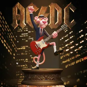 PINK PANTHER - AC/DC - STIFF UPPER LIP