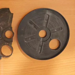 Lawn mower wheel cover