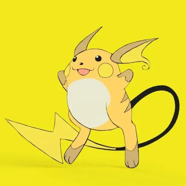 Raichu Wall Art