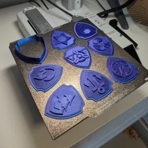 Paw Patrol Badges - Cookie Cutter + Box