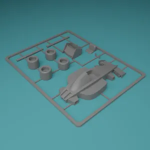 F1 CAR KIT CARD