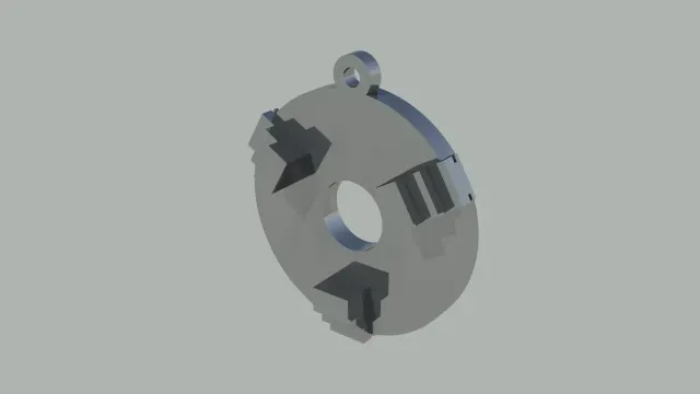 DIVIDING PLATE KEYCHAIN — Фото 3 из 4