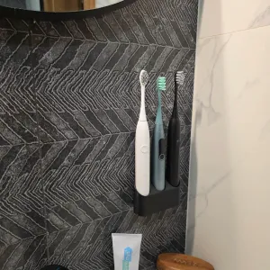 Wall Mounted Toothbrush Holder (3 Slots) – Removable & Easy