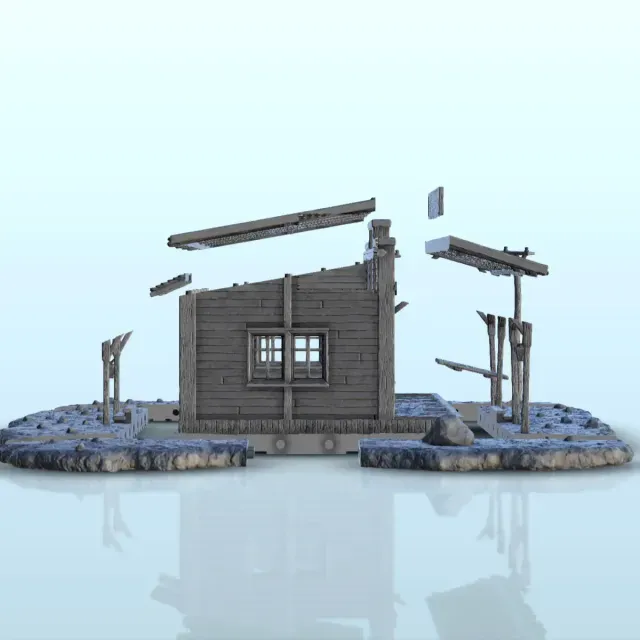 General Store with Canopy - Old West Terrain Scenery — Фото 4 из 9