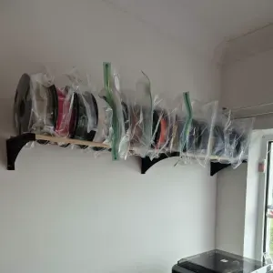 Modular Wall-Mounted Filament Spool Rack